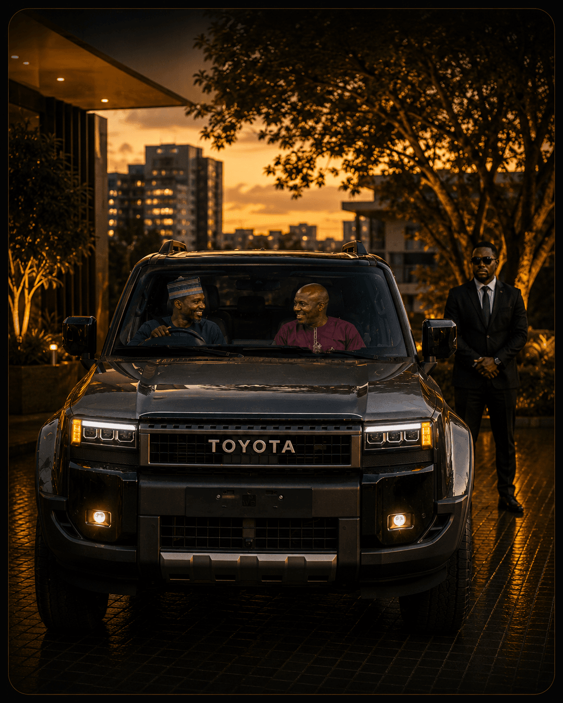 Chesee Brass executive transport and security